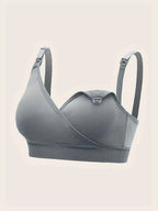 3 PCS Set Breathable Front Open Nursing Bra Maternity Underwear Pregnancy Bra Full Cup Wireless Comfortable Breastfeeding Bra