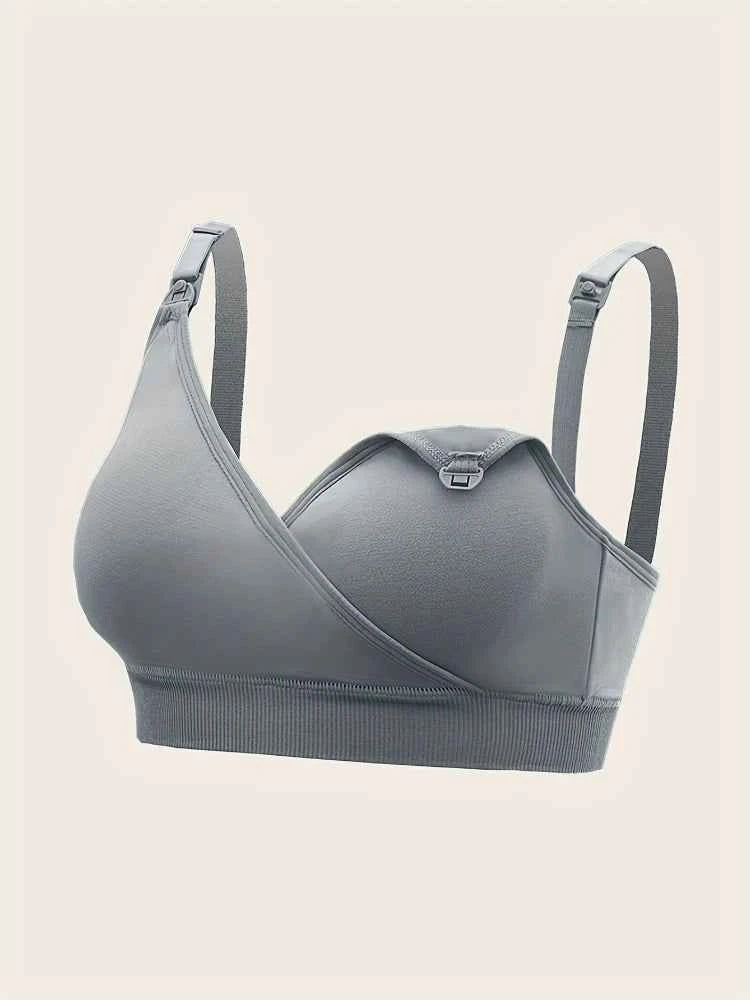 3 PCS Set Breathable Front Open Nursing Bra Maternity Underwear Pregnancy Bra Full Cup Wireless Comfortable Breastfeeding Bra