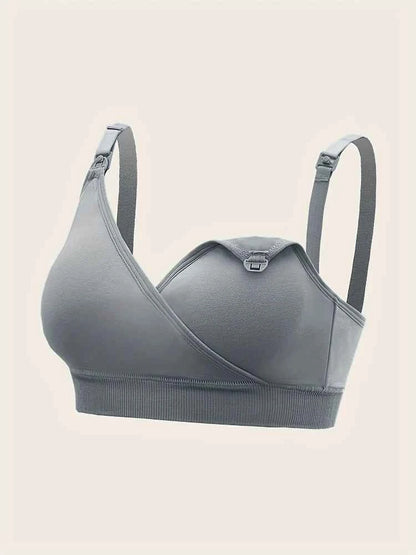 3 PCS Set Breathable Front Open Nursing Bra Maternity Underwear Pregnancy Bra Full Cup Wireless Comfortable Breastfeeding Bra