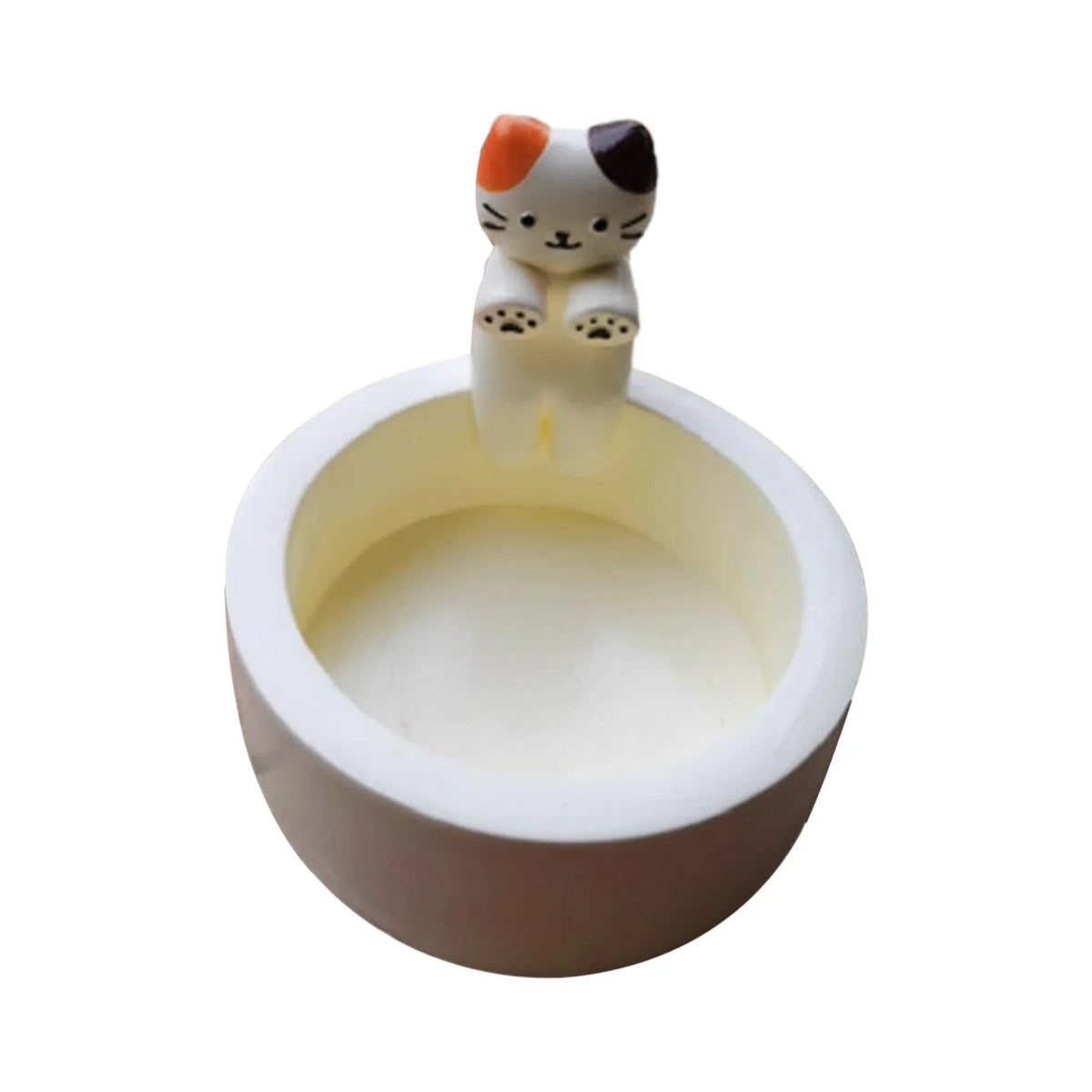 Kitten Candle Holder Cute Cat Candlestick Creative Aromatherapy Candle Holder Durable High Tempe Cartoon Candlestick Decoration SS69