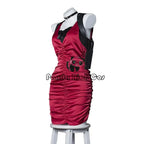 Ada Wong Resident Evil Red Cheongsam Cosplay Dress for Women