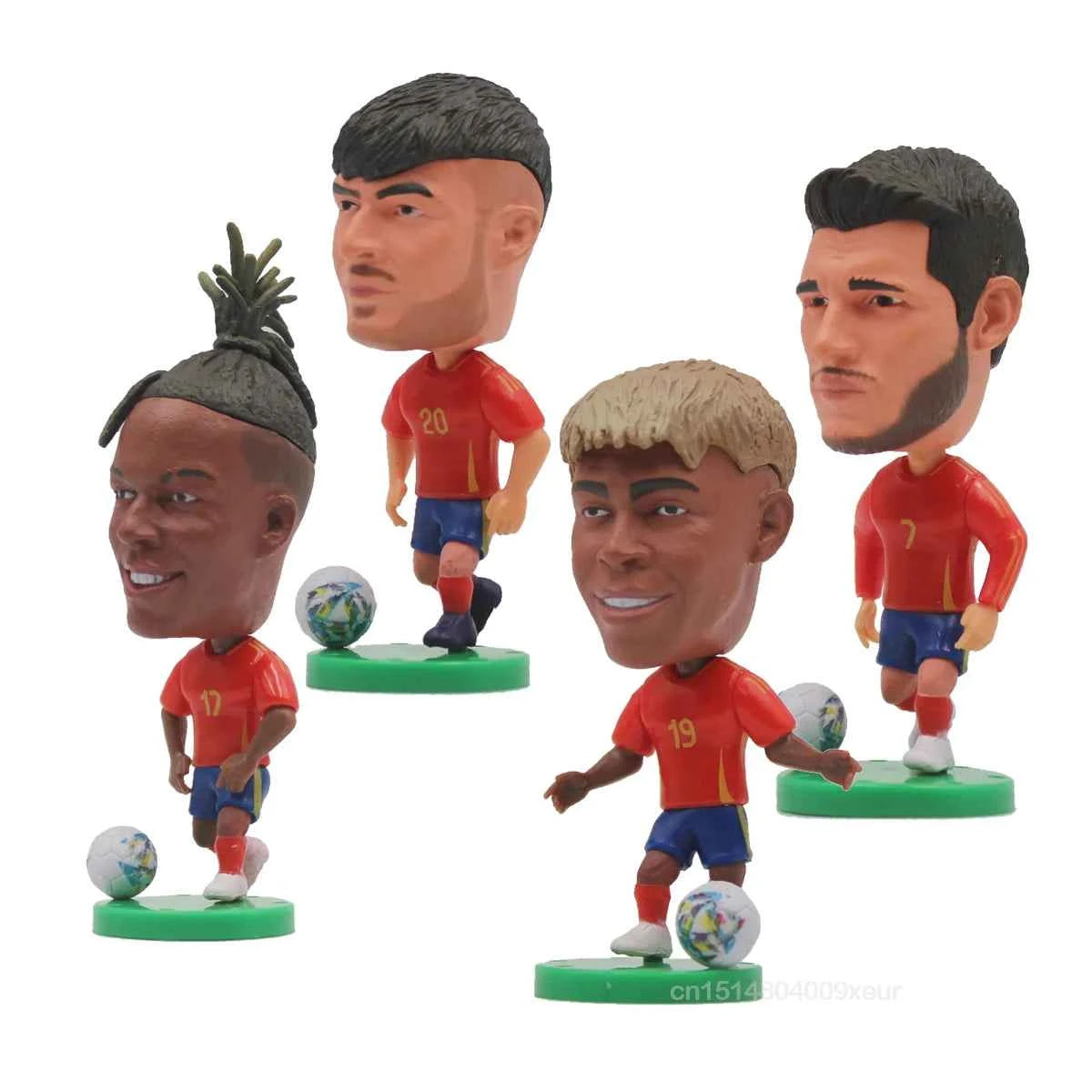 6.5cm HAALAND MODRIC RONALDO YAMAL 2.5in Team Activity Doll Toy Figurine