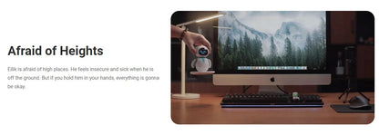 Duo Pack Eilik Smart Robot AI Artificial Intelligence Robots Accompany Lovely Children and Adults Desktop ai Pets 2pcs/set SS69