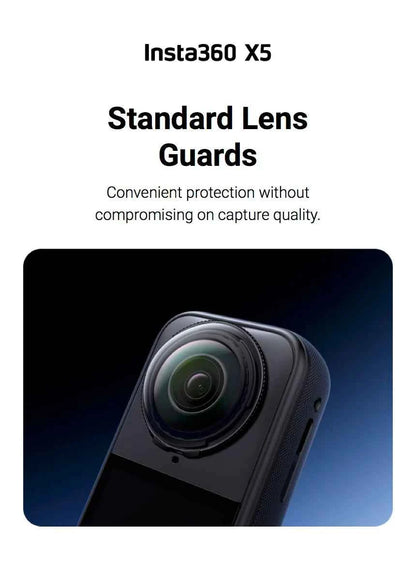 Insta360 X5 Lens Guard Protector Standard or Premium Tempered Glass For Insta 360 X5 Original Accessories