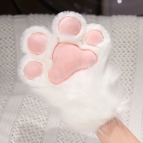 Fursuit Paw Gloves Boots Giant Wearable Wing Accessories Plush Toys Furry Cosplay Cat Bear Shoes Cute Fluffy Animal Manga Party SS69