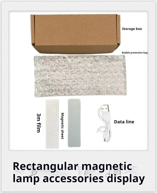 Creative Mini Refrigerator Sticker Convenience Store Magnetic Light Box Display Board with Luminous Light Box Model Ornament