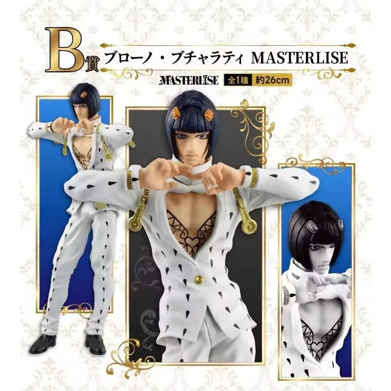 (In Stock)Origina BANDAI【Jojo Bizarre Adventure】Ichiban Kuji GOLDEN WIND Giorno Narancia Abbacchio Fugo Figure Doll Genuine