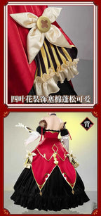COS-HoHo Umamusume:Pretty Derby Gentildonna Game Suit Gorgeous Dress Uniform Cosplay Costume Halloween Party Role Play Outfit