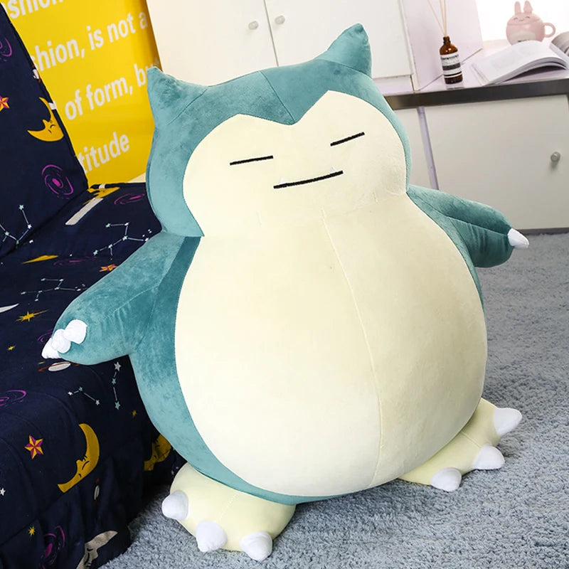 30/50cm Pokemon Snorlax Plush Toys Cartoon Japan Anime Monster Elf Plush Doll Soft Stuffed Animal Doll Birthday Gift For Girls SS69
