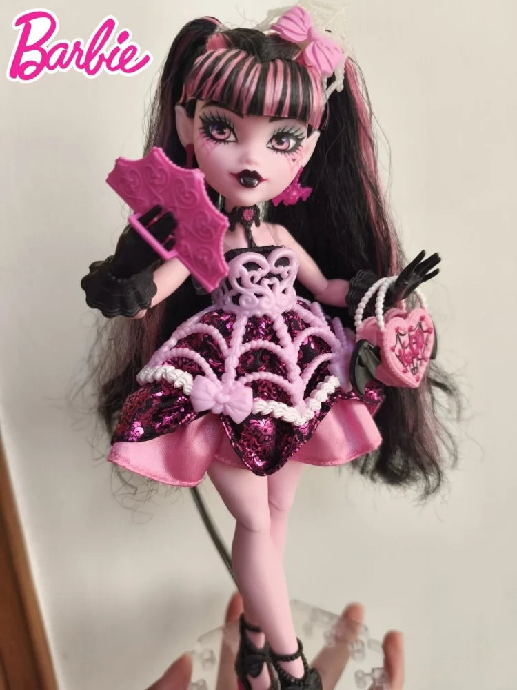 New Genuine Limited Edition Barbie Dolls Monster High Prom Dress Barbie Fashion Doll Collector'S Edition Model Girls Gift Toys SS69