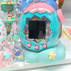 Bandai Tamagotchi Paradise Emerald Forest Edition Color Screen Electronic Pet Game Device - Original Toy Collectible