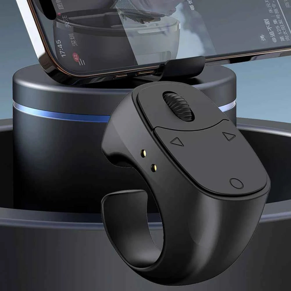 NEW Scrolling Ring Wireless Finger Shutter Remote Control Page Turner Phone Controller Camera Shutter Selfie Button For Tiktok