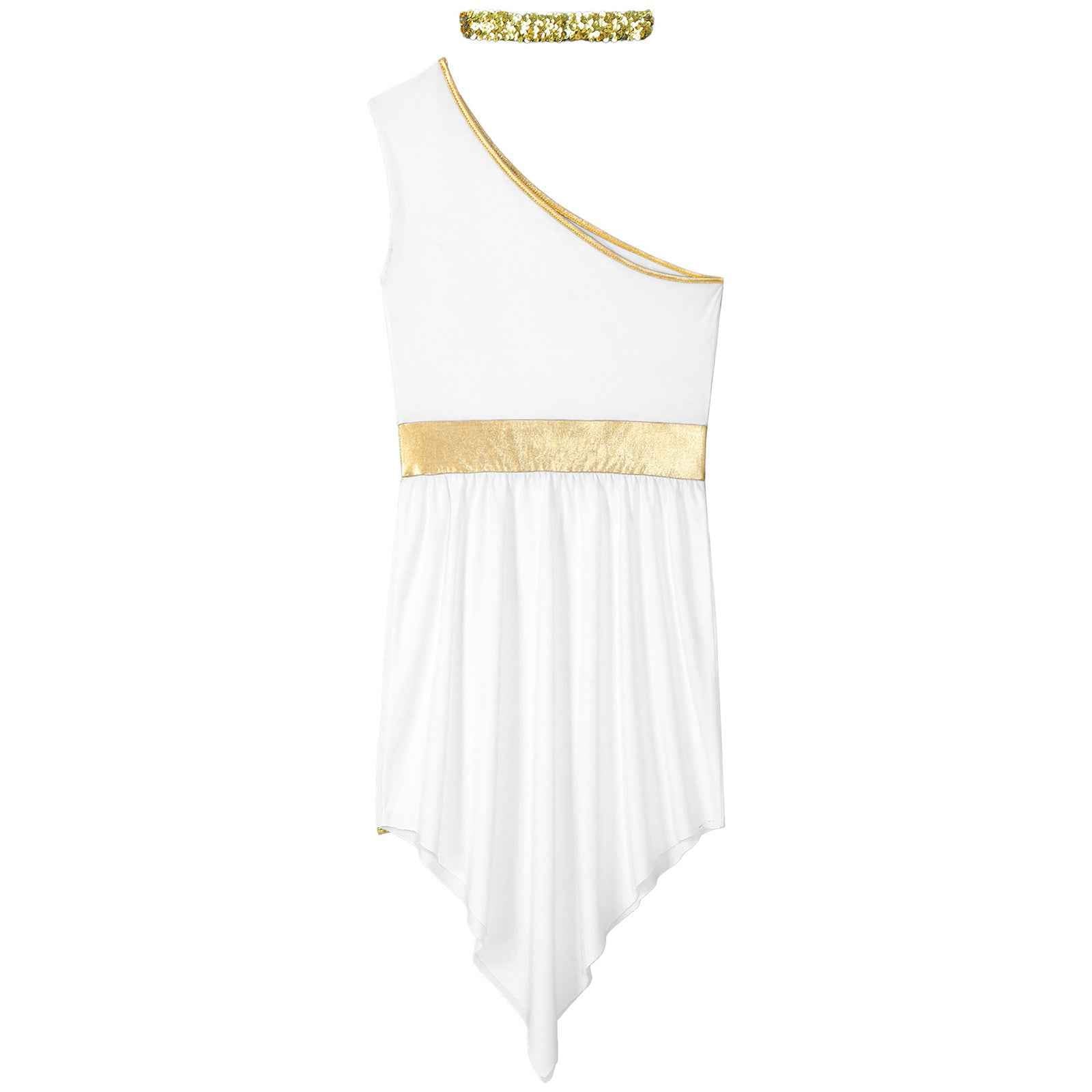 Womens Ancient Greek Princess Dress Goddesses Toga Costume for Halloween Carnival Party Deity Queen Cosplay Chiffon Robe Gown