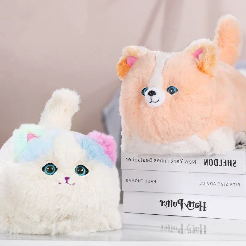 SS69 Interactive Electric Plush Cat and Dog Toy with Sound and Movement