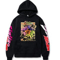 2021 Harajuku JOJO's Bizarre Adventure Unisex Hoodies Japanese Anime JOJO Printed Men's Hoodie Streetwear Casual Sweatshirts SS69 22.69 black / XXXL