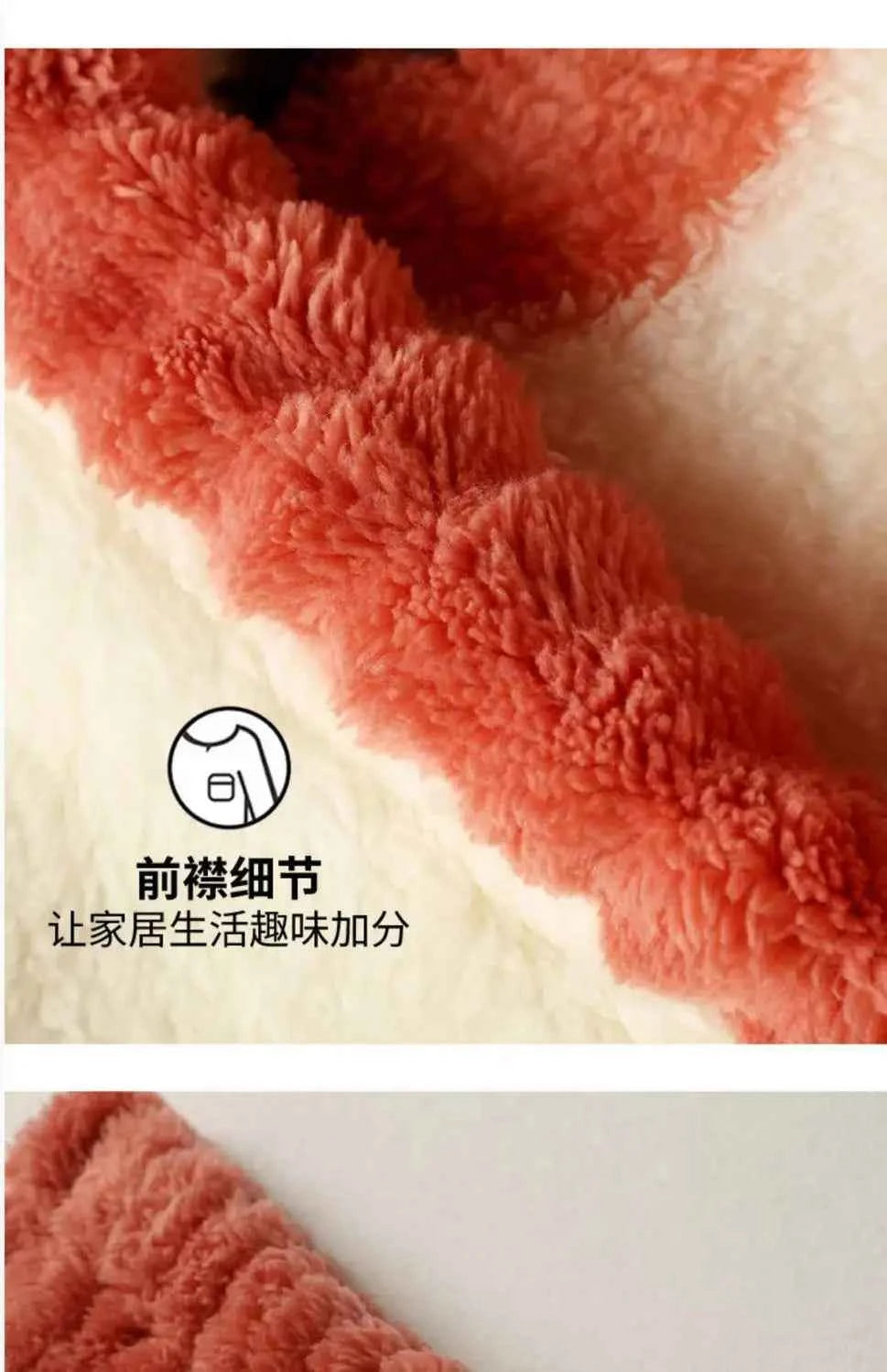 Women Warm Flannel Pajamas Set Strawberry Kawaii Girlish Winter Flannel Sleepwear Ladies Warm Velvet Loungewear Casual Homewear