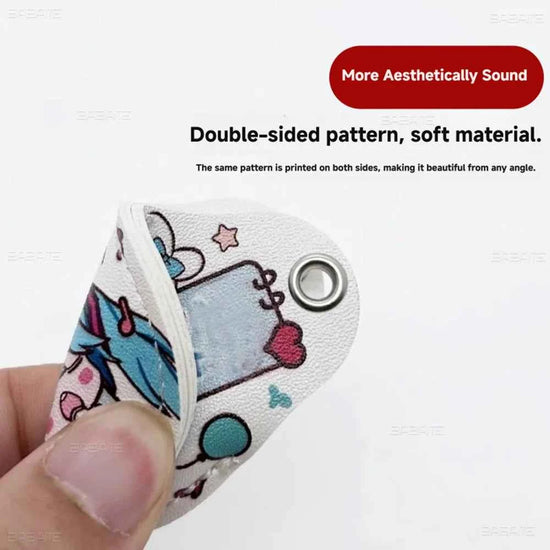 Game C-Clash Royale Anime Key Fashion PU Water Shape Keychain Women Car Key Holder Home Key Ring Charm Bag Car Pendant Gift