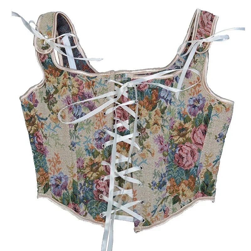 VISIVANEC Lolita Corset Tank Top Women's Slimming Bustier