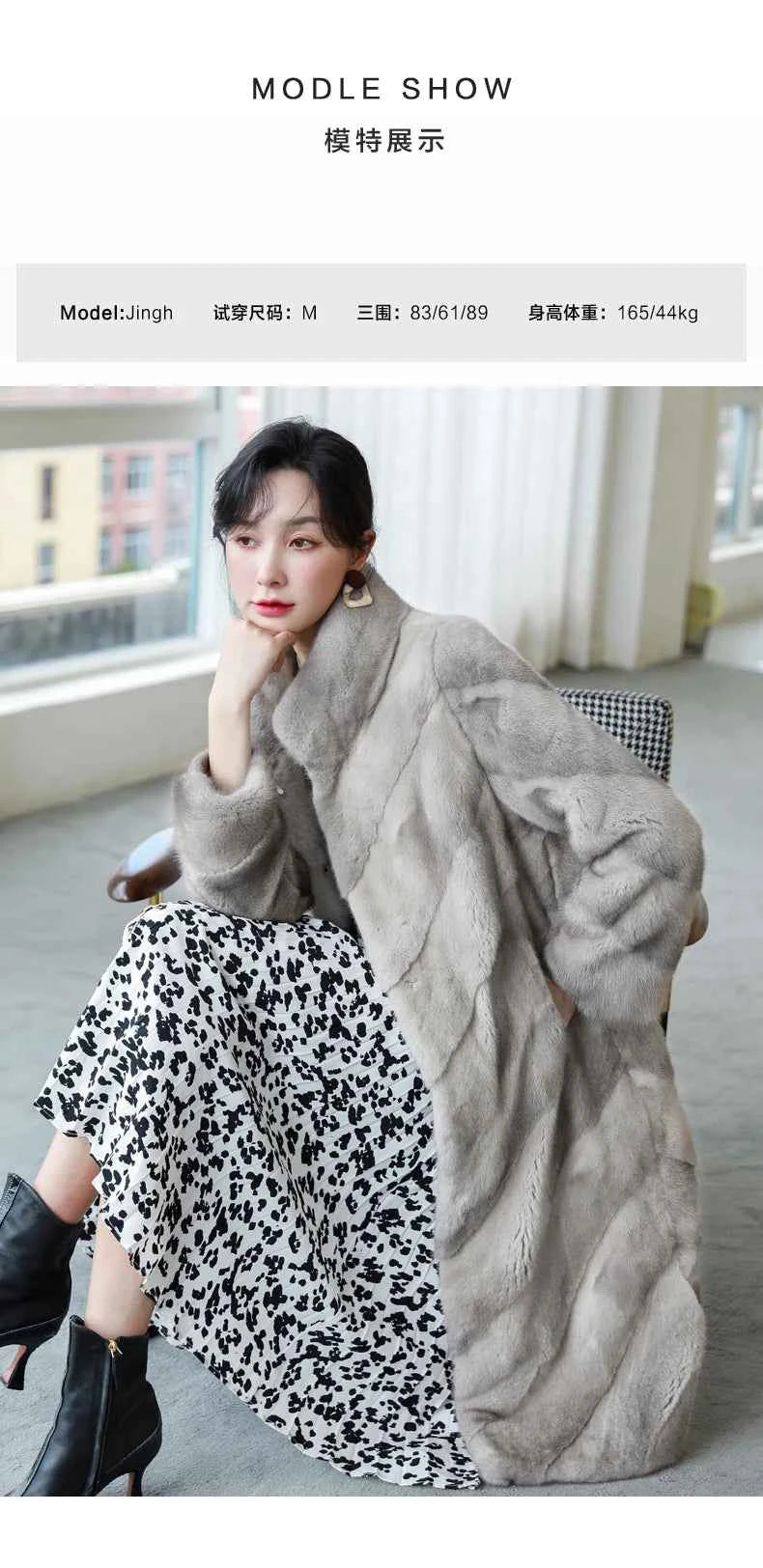 HDHOHR 2025 100% Real Mink Fur Coat Women Long High Quality Natural Mink Fur Jackets Winter Thick Warm Luxury Female Fur Parkers