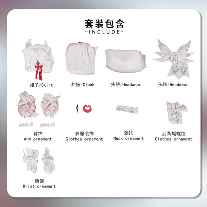 Genshin Impact Columbina Cosplay Costume Full Set SS69 Polyester Uniform