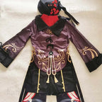 Hu Tao Genshin Impact Cosplay Dress Set for Women