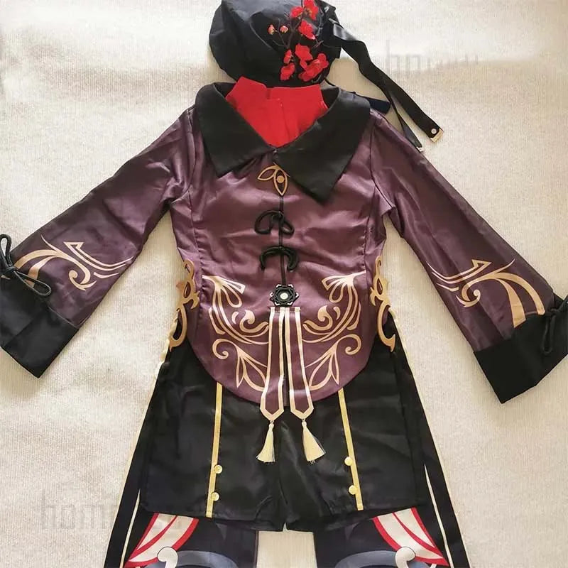 Hu Tao Genshin Impact Cosplay Dress Set for Women