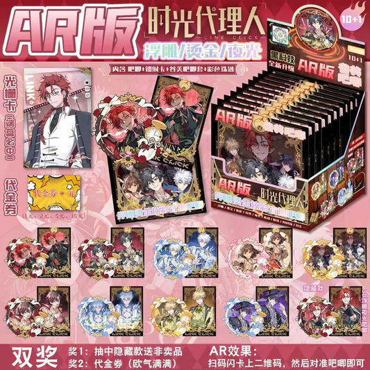 Bandai Anime Accessory Collection Gold Stamping Badge and Card Set