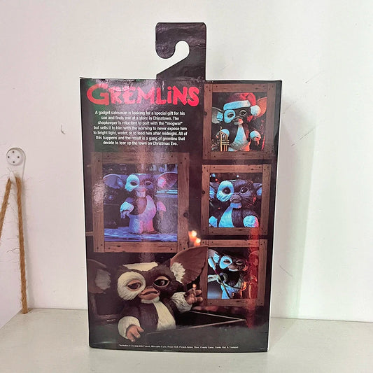 NECA Gremlins Figure Movie Edition Gremlins Retro Rubber Horror Doll Toy Doll Christmas Ver. Gift SS69