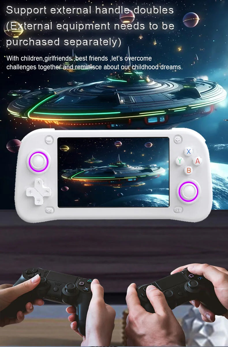 WDYQJE Open Source XF43 Retro Handheld Game Console Linux System Gaming Video Players Console Portable Pocket Device Child Gift SS69