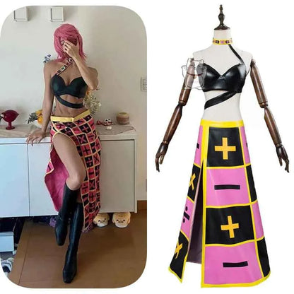 Adventure Dress up Trishu Una Cosplay Cute Mom JK Female Uniform Set Halloween Carnival Performance