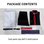 HOLOUN Gintama Anime Sakata Gintoki Cosplay Costume Wig Kimono Top Pants Cos Convention Halloween Christmas Gift SS69