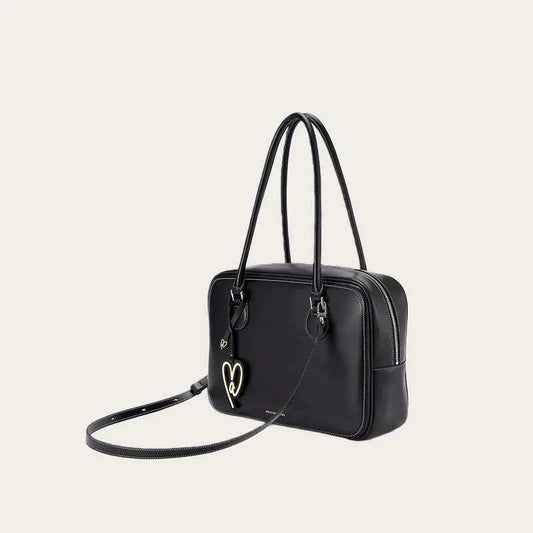 Toast Bag Large Capacity Tote Bag Handbag Shoulder Bag Crossbody Bag Heart-Shaped Soft