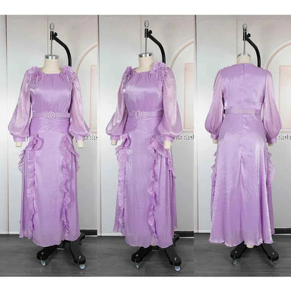 Elegant African Dresses for Women 2025 New Africa Clothing Plus Size Turkey Wedding Party Long Dress Dashiki Ankara Outfits Robe