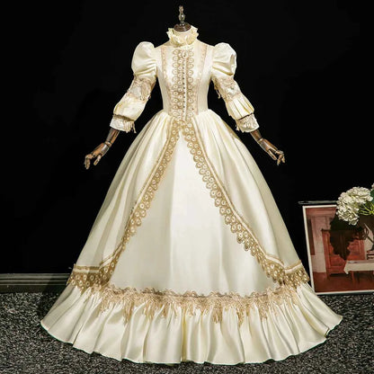 Customized Women Renaissance Victorian Party Dresses Baroque Historical Theater Masquerade Gowns