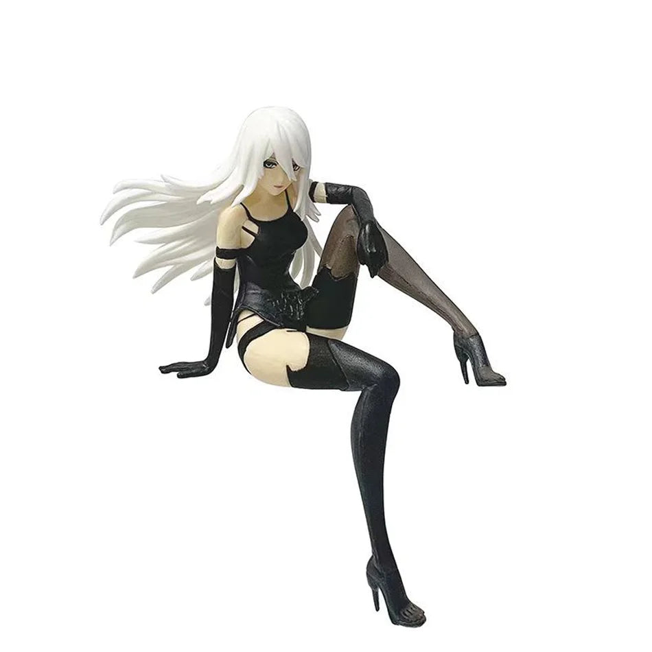 Nier Automata 2B A2 9S Sitting Position Game Figure Mechanical Lifeform Statue Collection Desktop Decoration  Toys Gifts SS69 22.69 C  no box