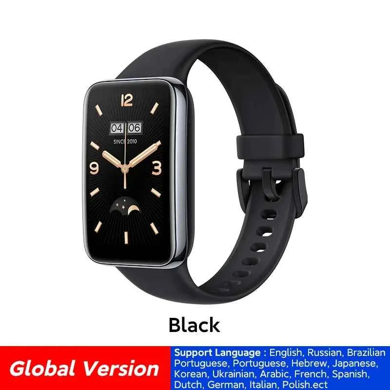 For Global Version Mi Band 7 Pro AMOLED Screen Blood Sleep Breathing Oxygen Monitoring Health Management Smart Watch