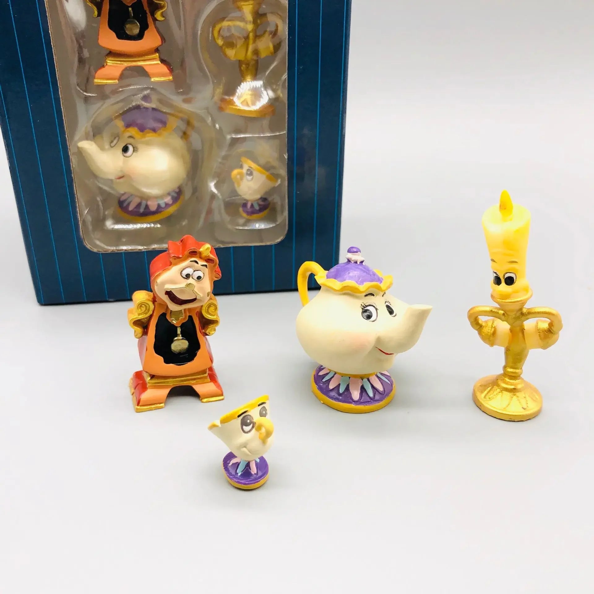 Disney Beauty and the Beast Cogsworth Desk Clock Night Light