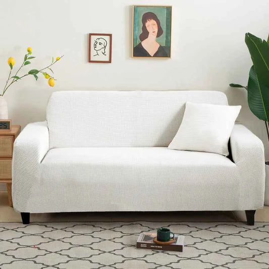 Sofa Cover Elastic For Living Room Home Jacquard Stretch  Slipcovers  Corner Couch Covers 1/2/3/4 Seater L Shape Free Shopping
