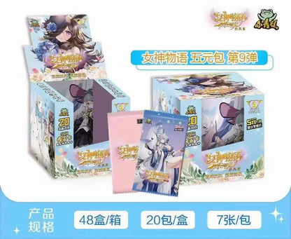Goddess Story Collection Cards Board Playing Games Carts Paper Kids Toys Anime Gift Table Christmas Brinquedo