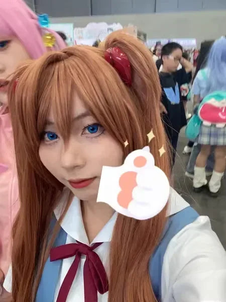 Anime School Uniform Cosplay Costume for Women with Wig