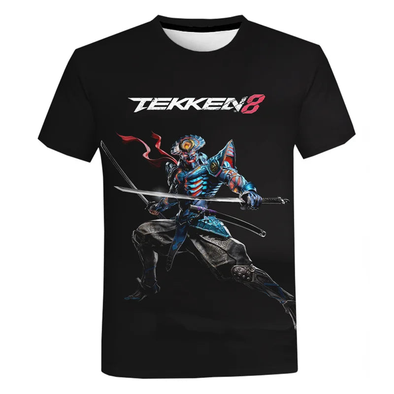 Fighting New Game Tekken 8 3D Printed T Shirt For Men Clothes Harajuku Streetwear T-Shirt For men Crewneck Short Sleeve Tops SS69 12.69 EXZHF202427164 / XL