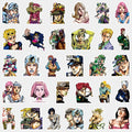 10/30/82pcs JoJo's Bizarre Adventure Anime Stickers Waterproof DIY Skateboard Phone Guitar Bike Classic Japan Manga Sticker Pack