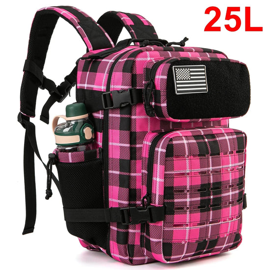 25L/45L Men's and Women's Tactical Backpacks , Outdoor Activities, Small School Backpacks with Water Bottle Holder
