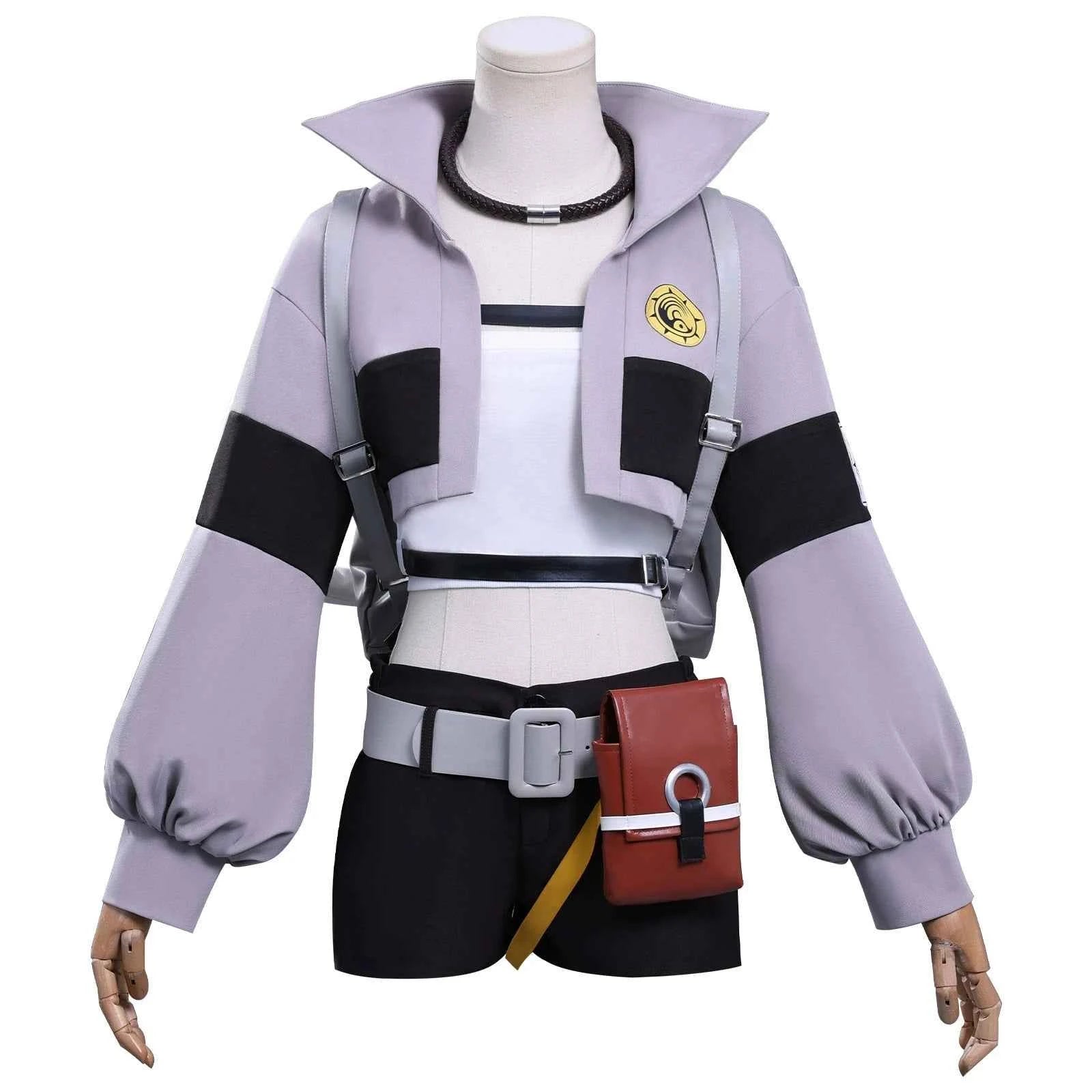 Christmas Gachiakuta Anime Riyo Cosplay Costume Convention Halloween Embroidery Top Shorts Backpack Bag Outfit Performan Wear