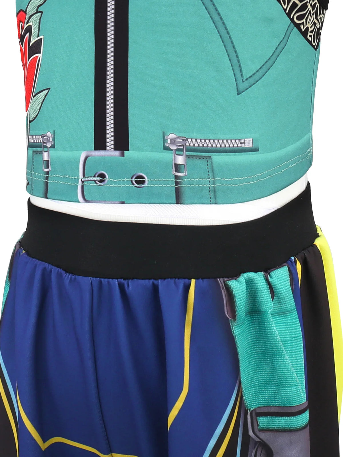 Anime Movie Cosplay Costume Set - Dress & Pants for Girls