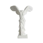 Greek Goddess Of Victory Character Statue Angel Wing Art Figurine Decoration Home Office Decor Resin Sculpture Ornament