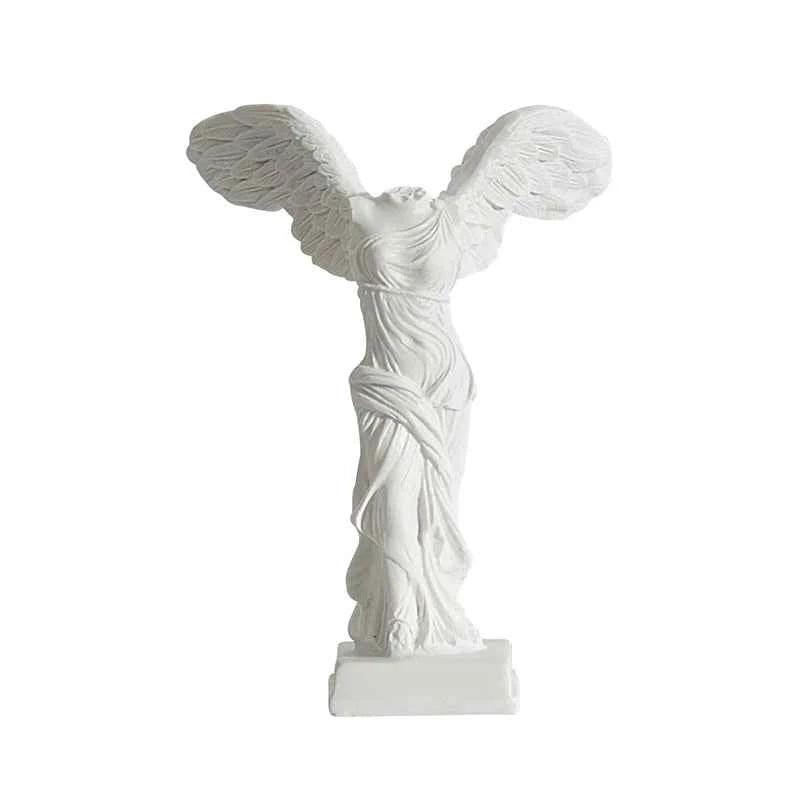 Greek Goddess Of Victory Character Statue Angel Wing Art Figurine Decoration Home Office Decor Resin Sculpture Ornament