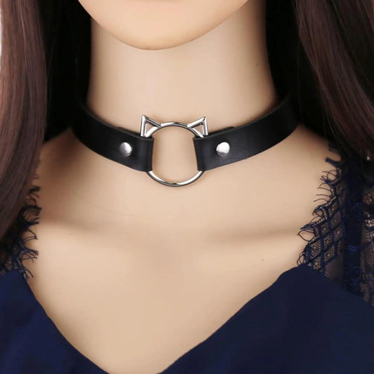 Set Con Maschera Di Volpe in Finta Pelliccia E Coda Di Lupo E Collana in Pelle, Accessorio per Costume Cosplay - SS69