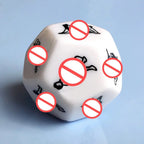 Sex Toys For Couples Women Adult Game Funny Sex Dice 6/12 Sides Romance Love Humour Gambling Erotic Crap Dice Bar Christmas Gift SS69
