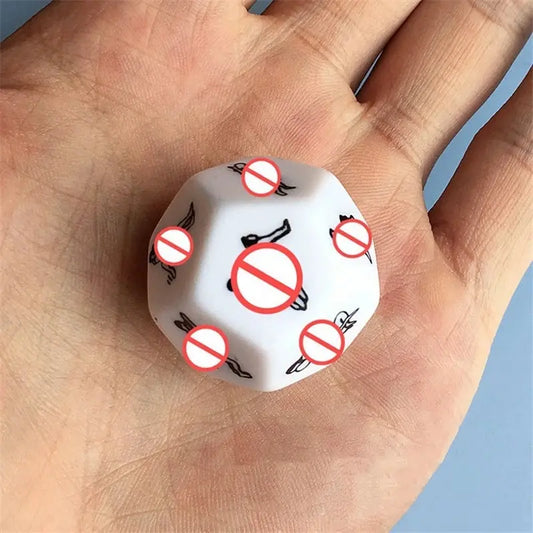 Sex Toys For Couples Women Adult Game Funny Sex Dice 6/12 Sides Romance Love Humour Gambling Erotic Crap Dice Bar Christmas Gift SS69